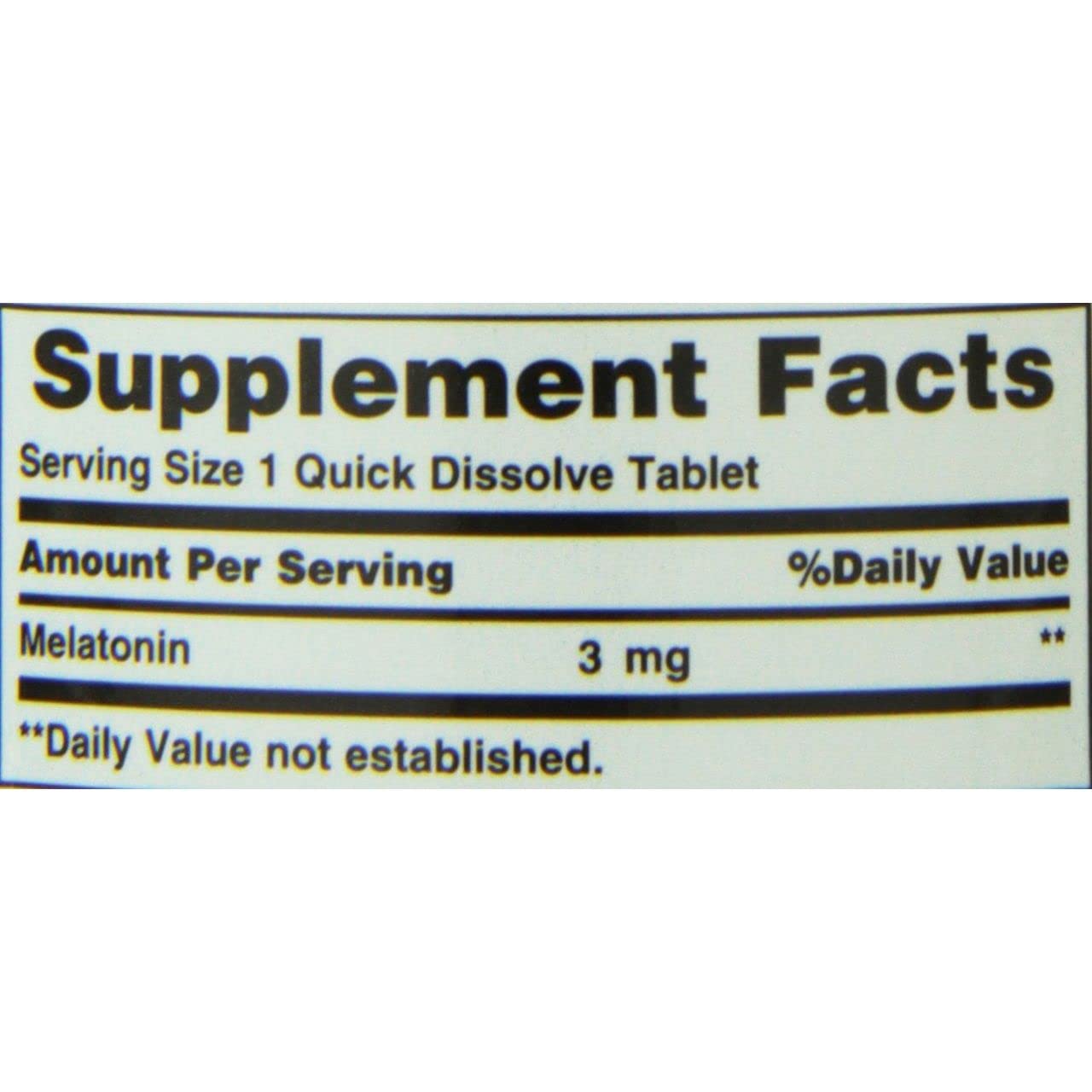 Nature's Bounty Melatonin 3mg Tablets, 240 Tablets