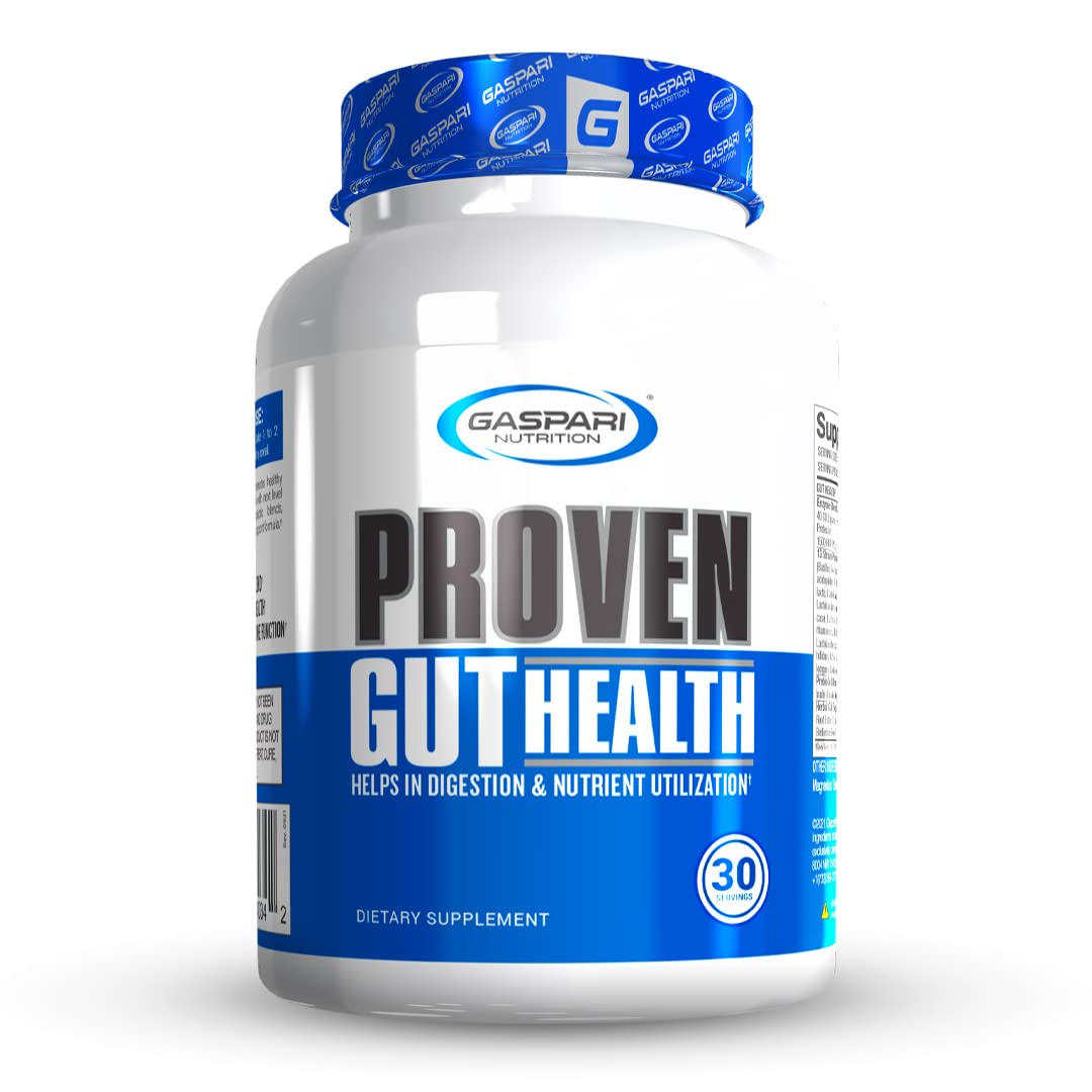 Gaspari Nutrition Proven Gut Health Prebiotics and Probiotics Sports Digestion and Nutrient Utilization Capsule 30 Count