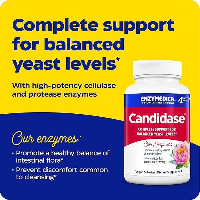 Enzymedica Candidase Capsules, 120 Count