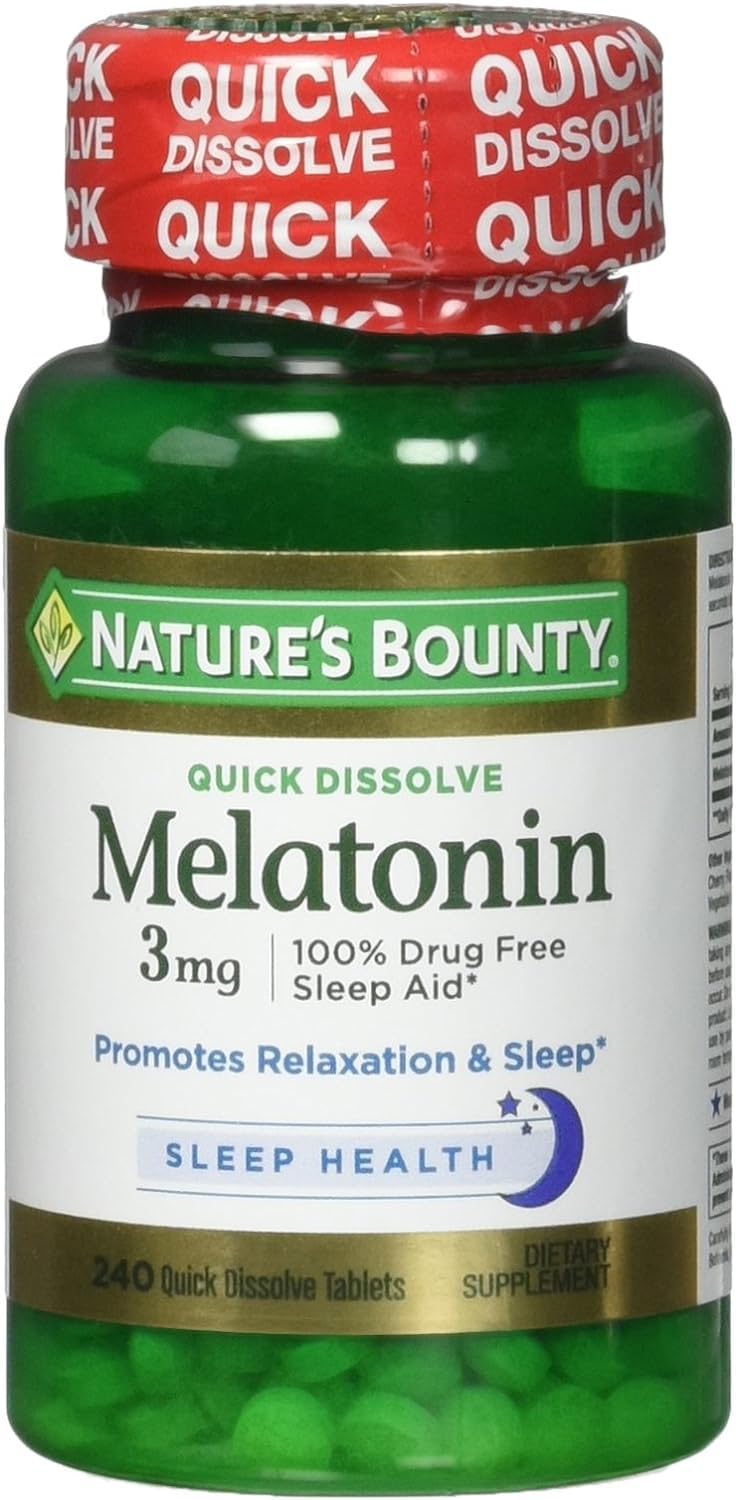 Nature's Bounty Melatonin 3 mg, 720 Tablets