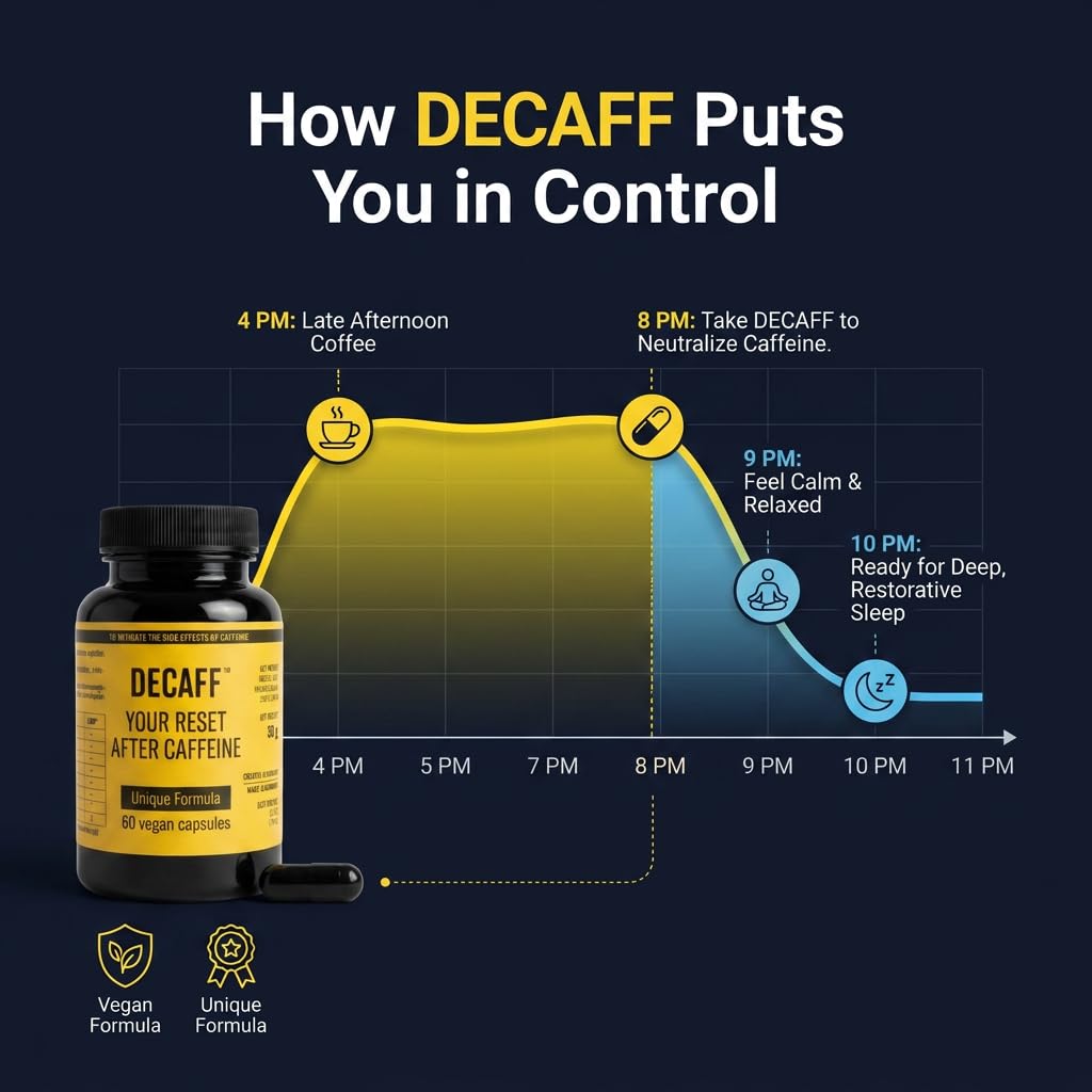 DECAFF Reset After Caffeine Capsule 60 Count