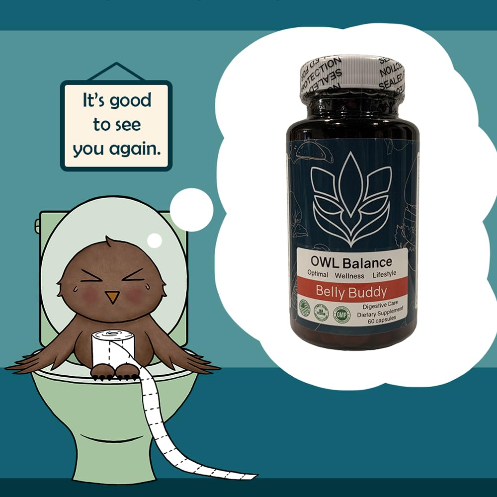 OWL Balance Belly Buddy Advanced Gut Health Support Capsule, 1 Count