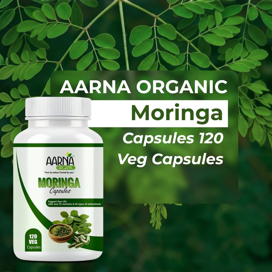 AARNA ORGANIC Moringa Capsules Capsule 120 Count