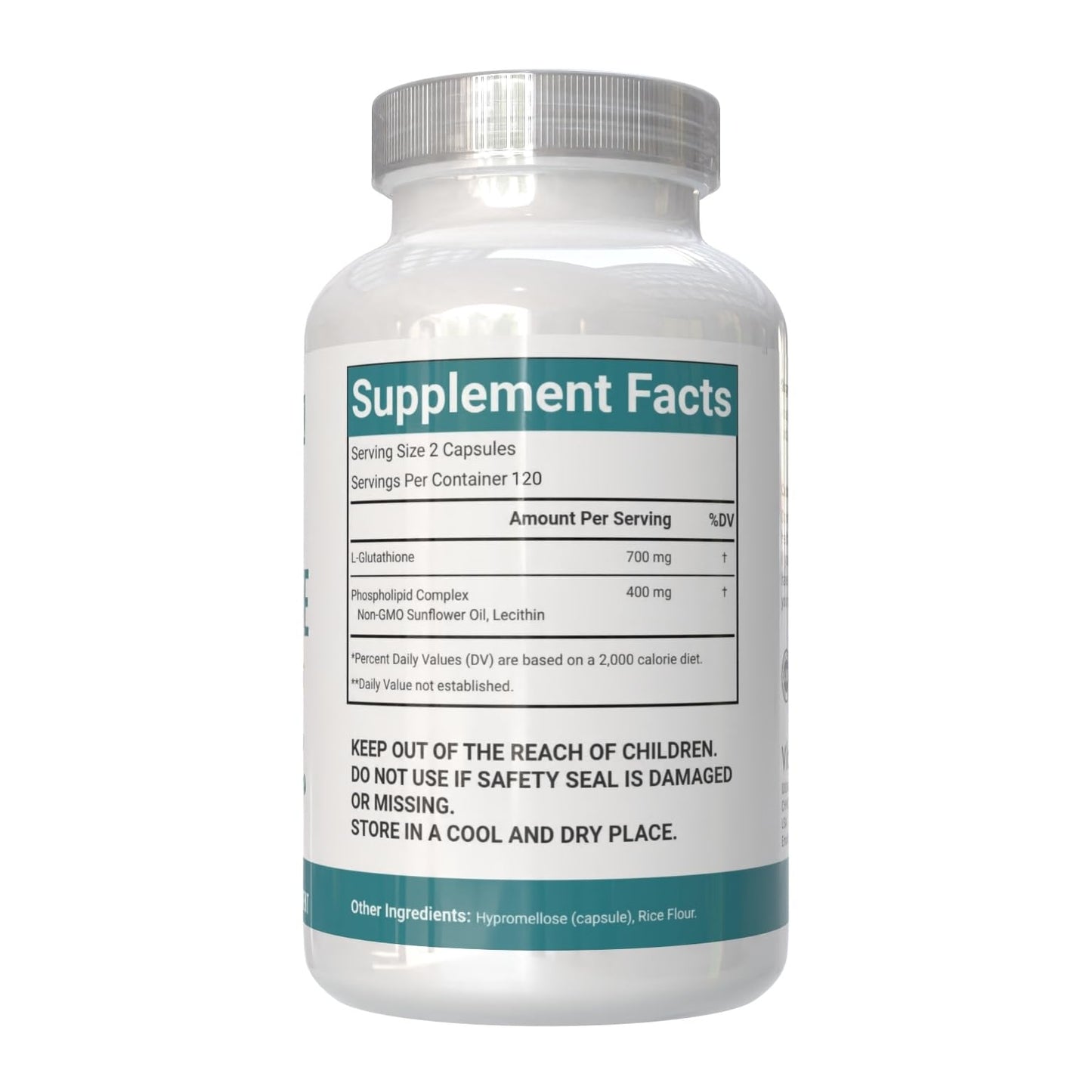 VitaCosmoX Liposomal Glutathione Capsule, 1110 mg, 240 Capsules