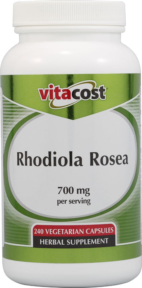 Vitacost Rhodiola Rosea Standardized 700 mg per Serving, 240 Capsules