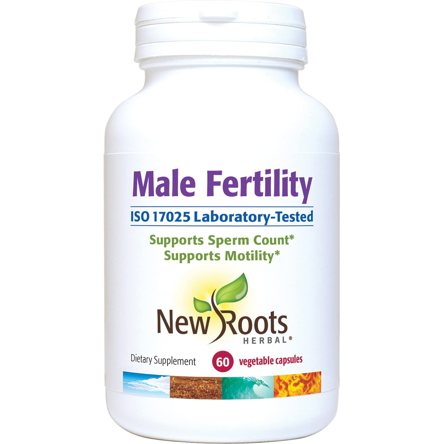 New Roots Herbal Ashwagandha, Selenium, Lycopene and Eight Other Validated Nutraceuticals, 60 Veggie Caps