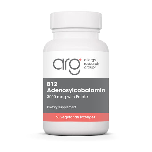 Allergy Research Group B12 Adenosylcobalamin Supplement Capsule 60 Count
