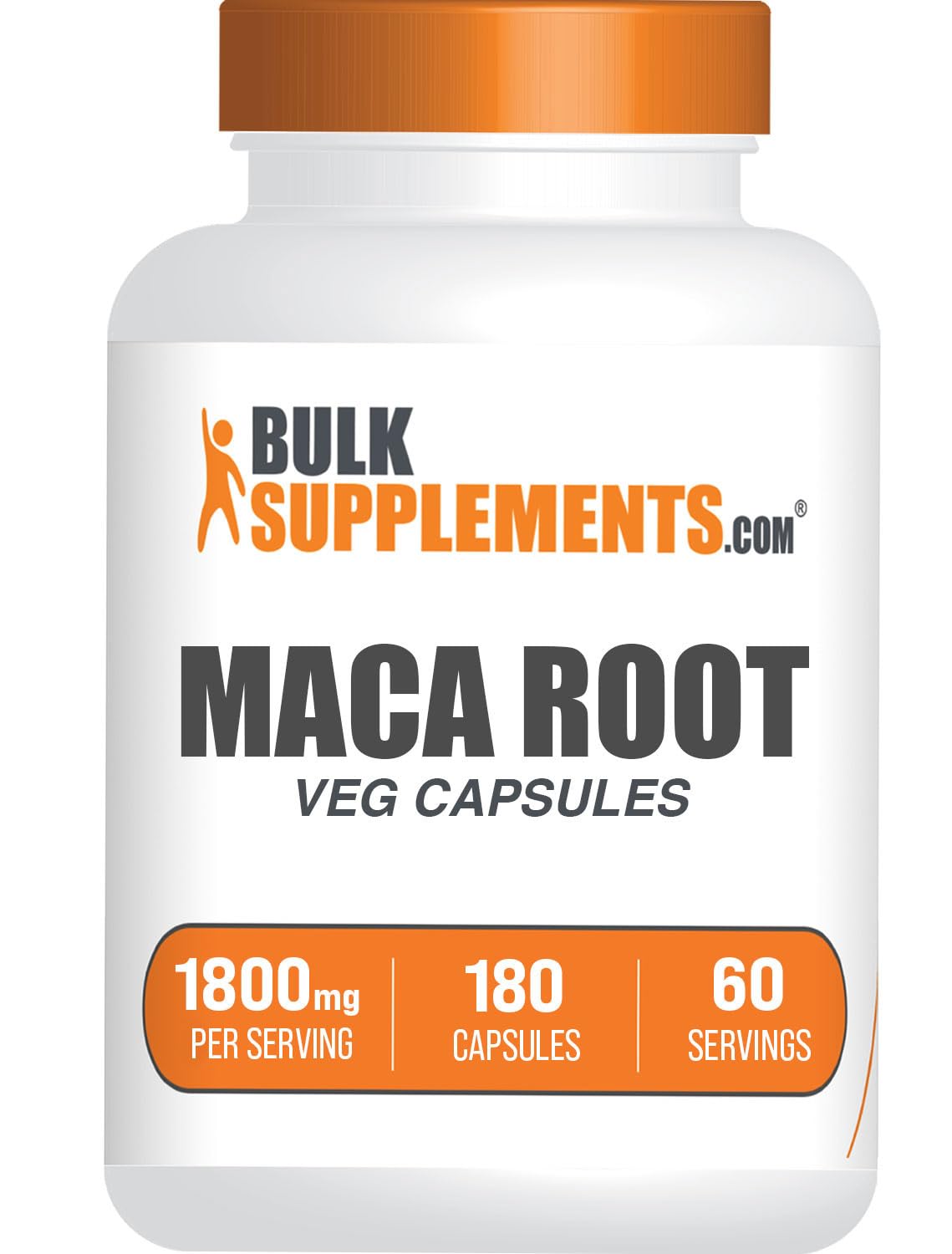 BulkSupplements Maca Root Capsules 150 Count
