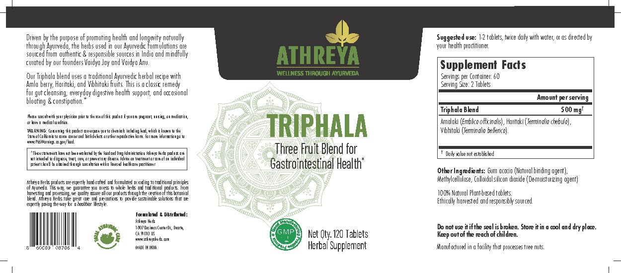 Athreya Triphala 120 Capsules