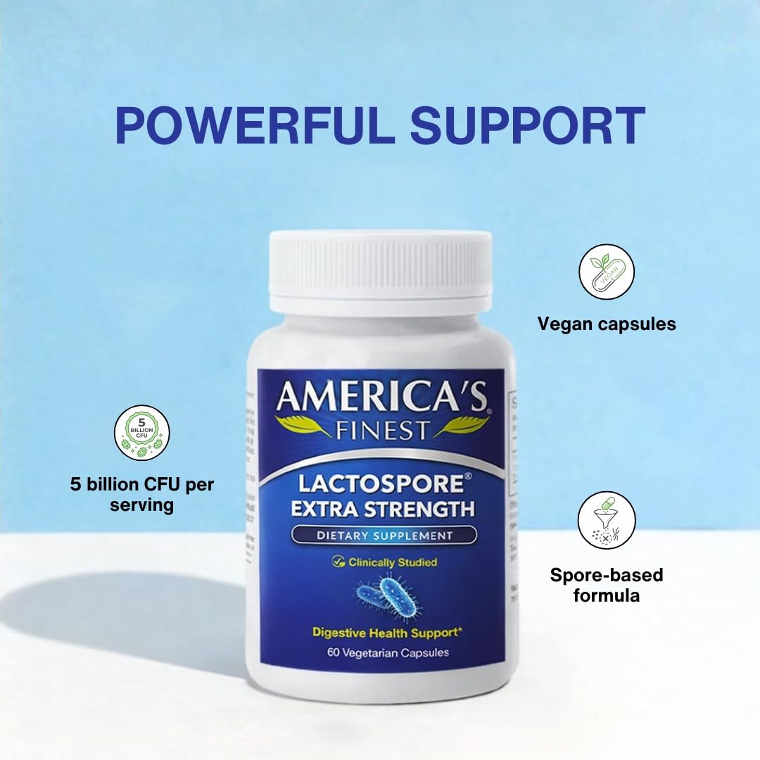 AFI America's Finest Inc LactoSpore ES Spore Probiotic 60 Capsules