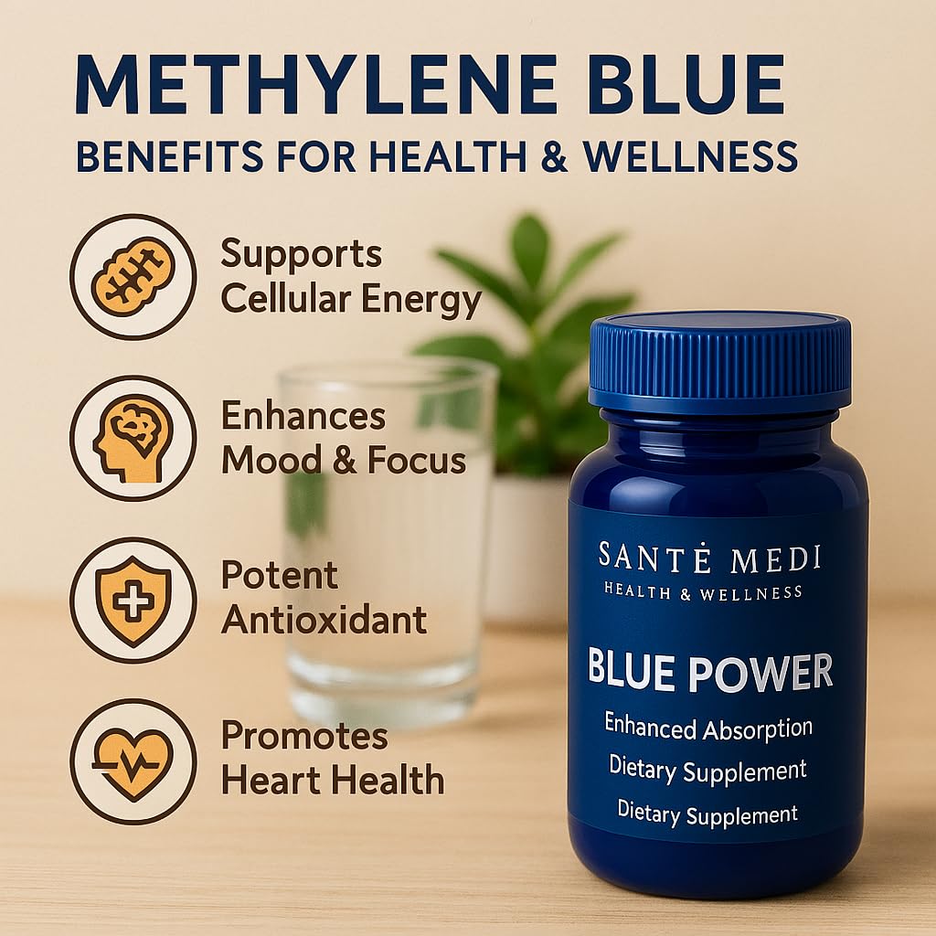 Sante Medi Blue Power Methylene Blue Capsules 120