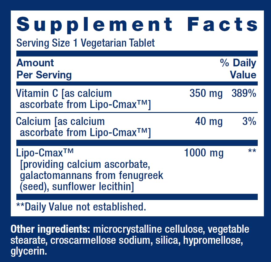 Life Extension Vitamin C 24-Hour Liposomal Hydrogel Formula Tablets, 90 Count