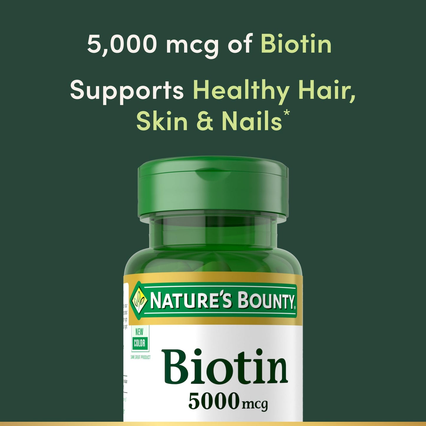 Nature's Bounty Biotin Softgels 72 Count