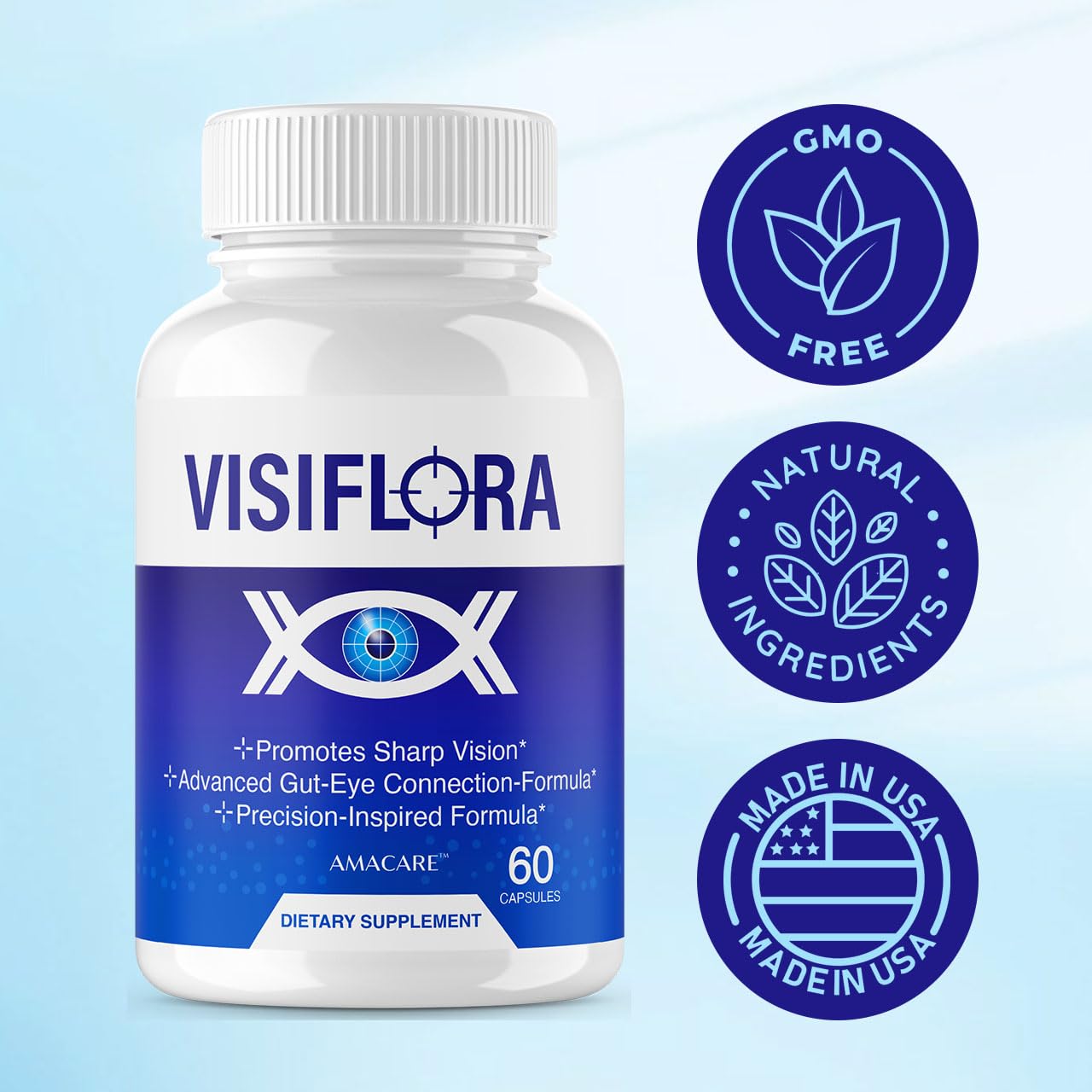 AMACARE VisiFlora Capsules 180 Capsules