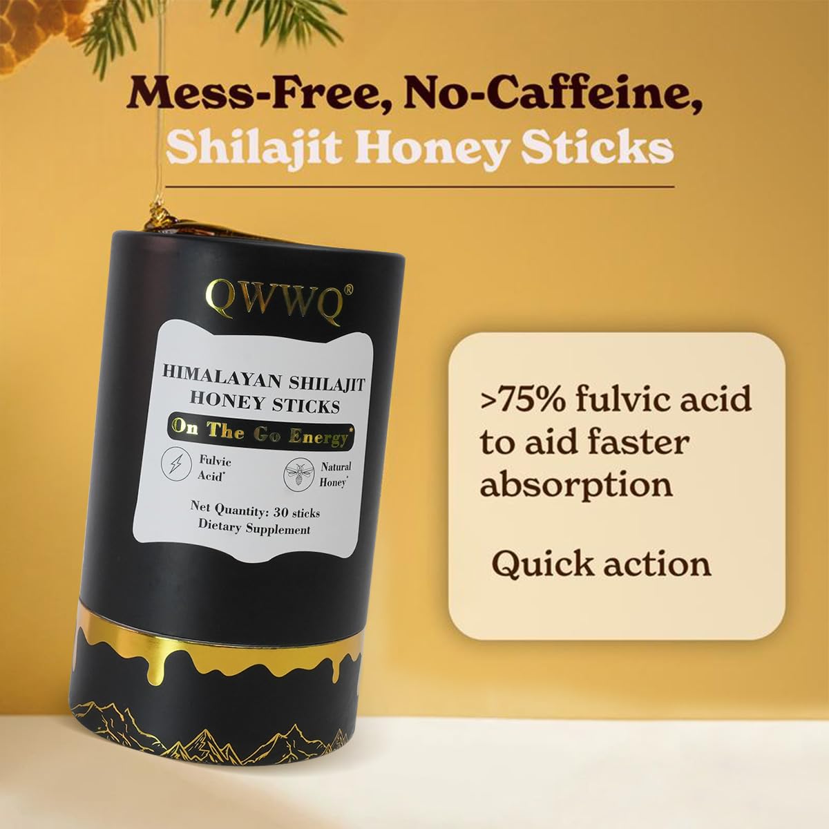 Auivty Himalayan Shilajit Capsule 90 Capsules