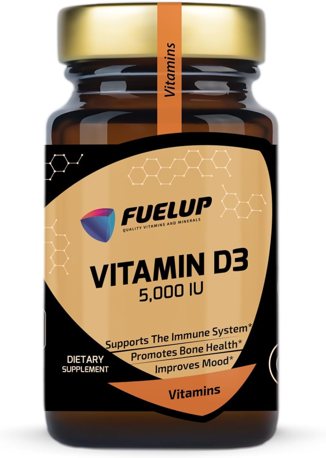 Fuelup Vitamin D3 5000 IU Softgels, 240 Count