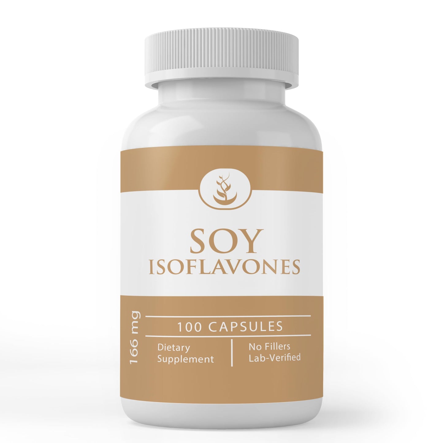 Pure Original Ingredients Soy Isoflavones Capsules 100 Count