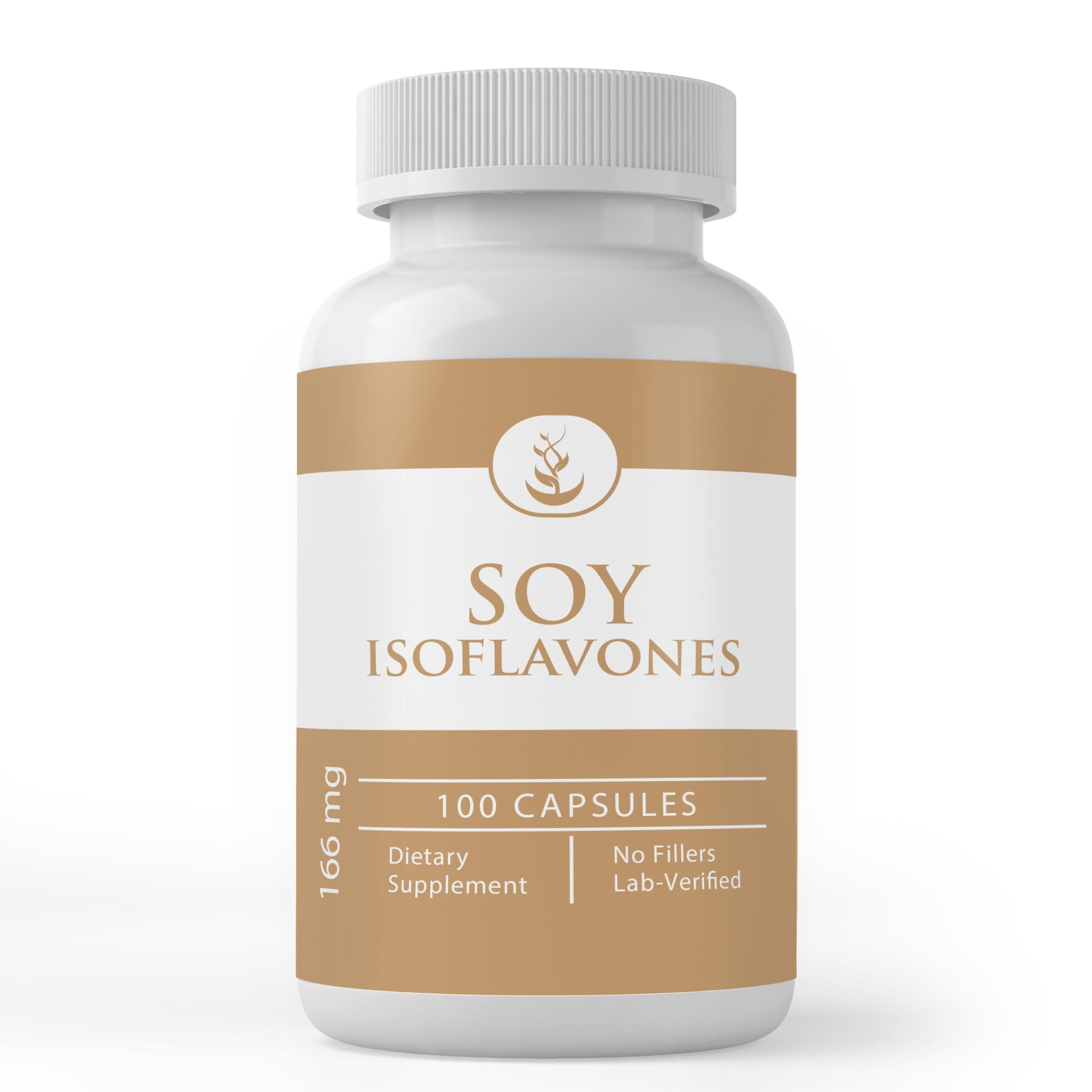 Pure Original Ingredients Soy Isoflavones Capsules 100 Count