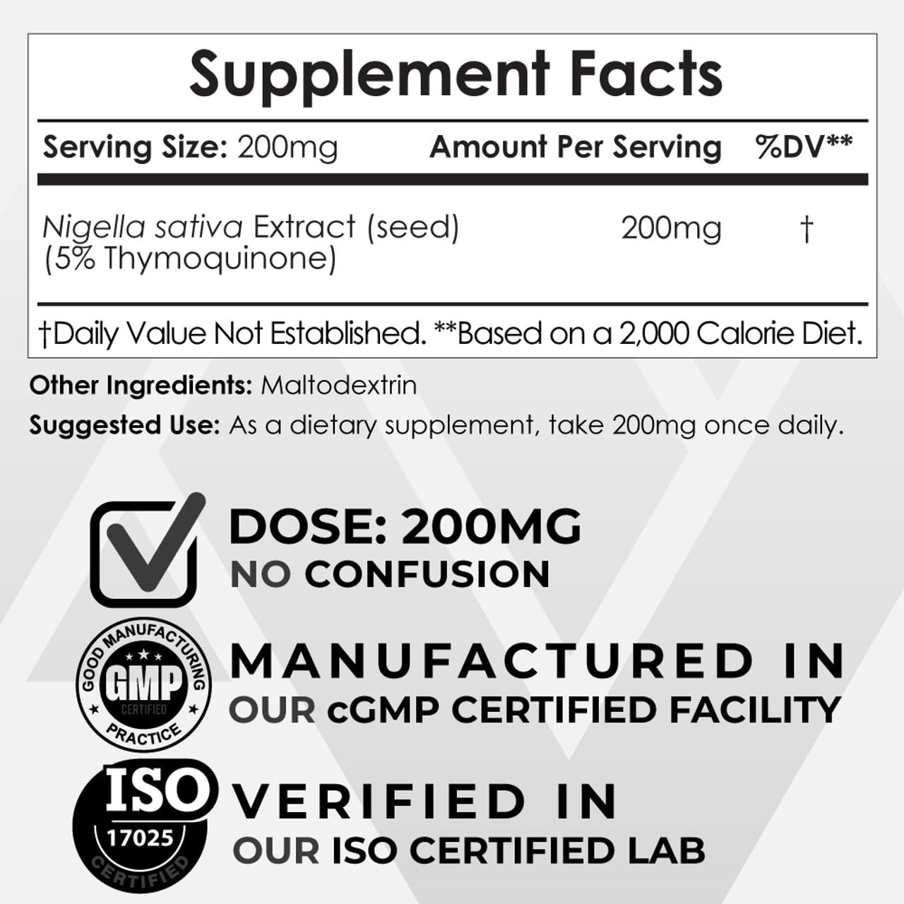 Nootropics Depot Nigella Sativa Extract Powder 0.3527