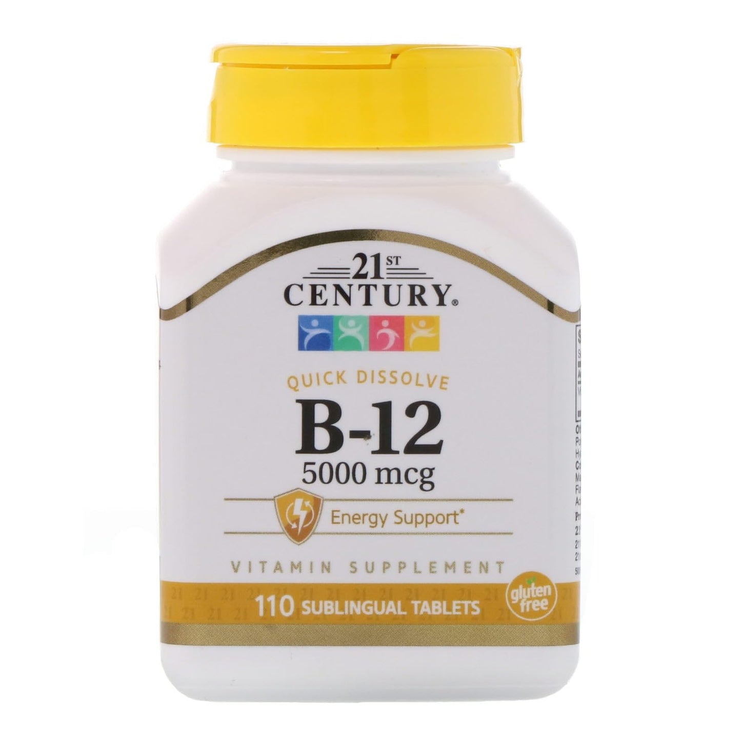 SIKXTOA Vitamin B-12 5000 mcg Sublingual Tablets, 110 Tablets