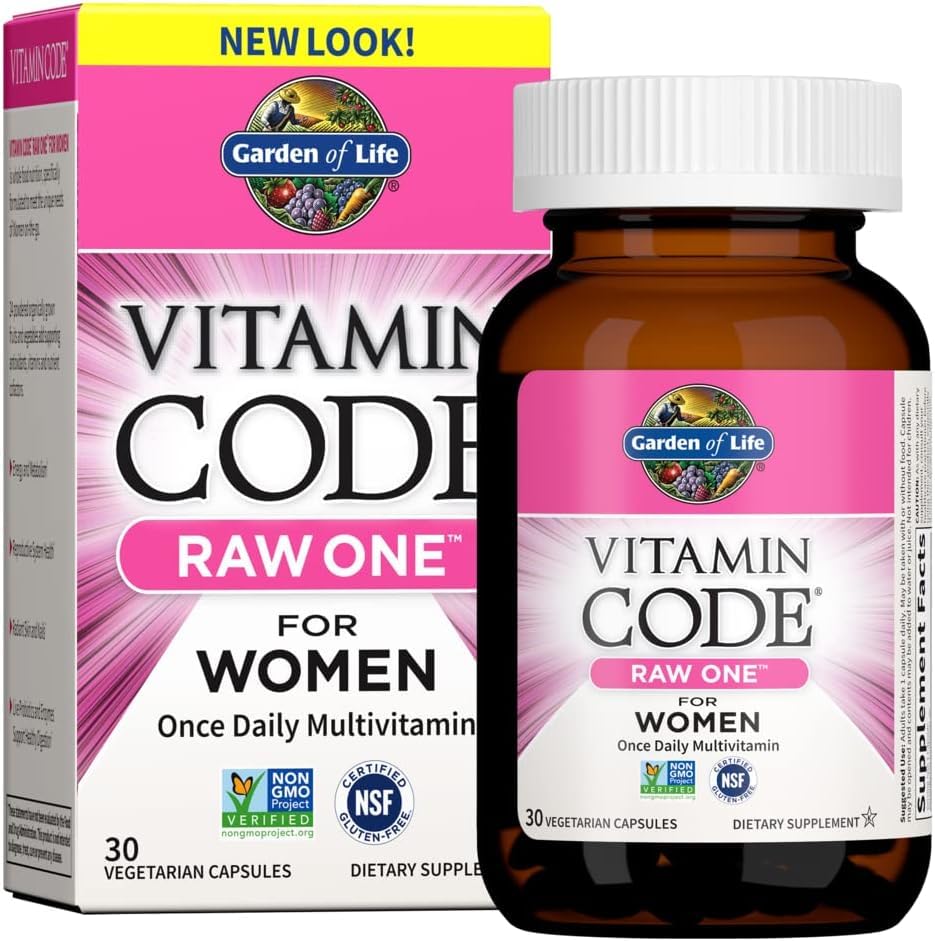Garden of Life Vitamin Code Raw One for Women Once Daily Women's Multi Capsules 180