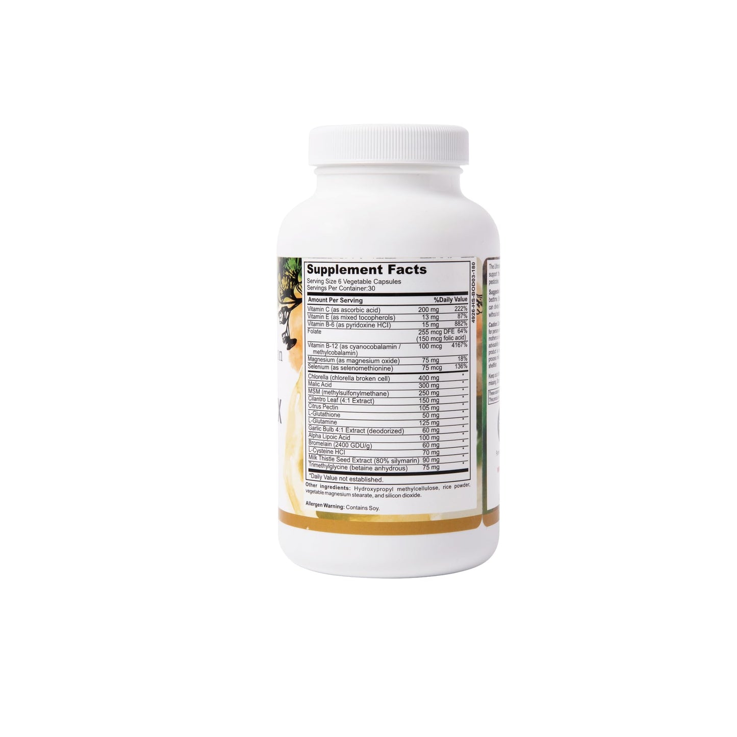 Inspired Nutrition Body Detox - Detox and Liver Support Capsules, 180 Capsules