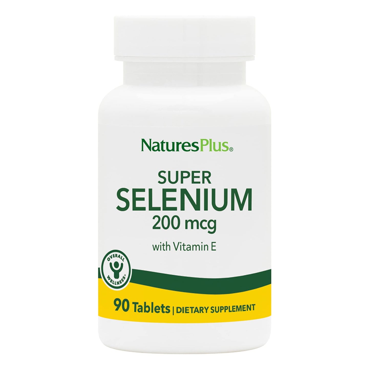 NaturesPlus Super Selenium Complex 200 mcg Tablets, 90 Tablets