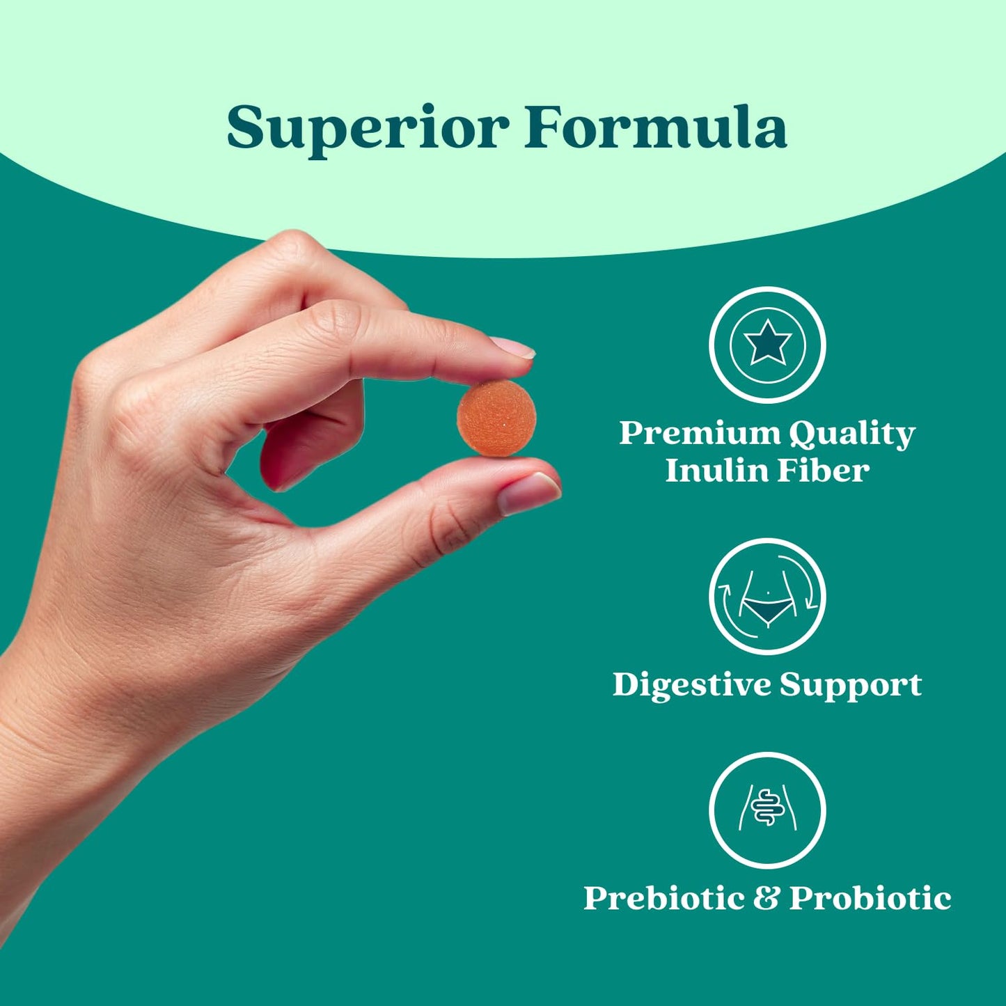 BeLive Synbiotics Probiotic & Prebiotic Fiber Gummies, 60 Count