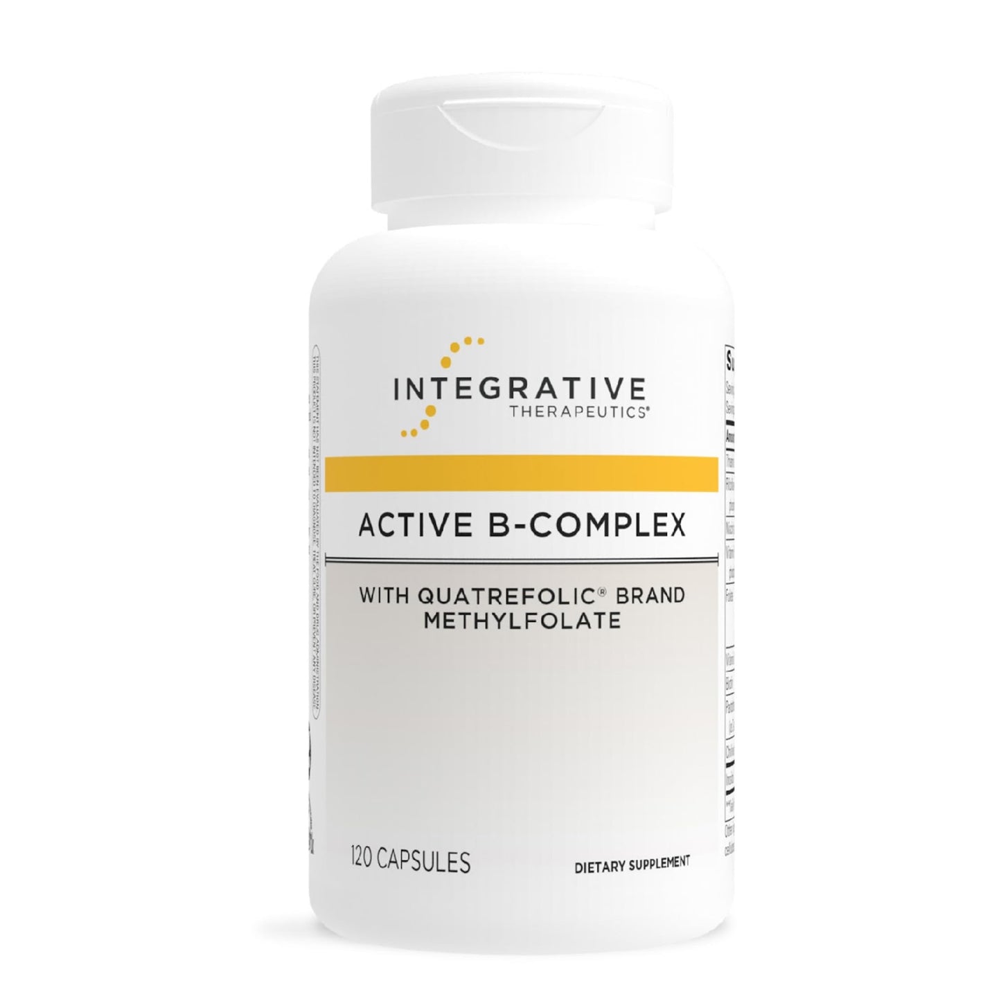 Integrative Therapeutics Active B-Complex - Cellular Energy & Heart Health Support with Vitamins B2, B6 & B12 - Supports Nervous & Immune Systems - Third-Party Tested, Capsules, 120 Count