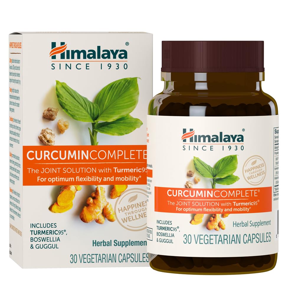 Himalaya Curcumin Complete Joint Support Supplement Capsules 30