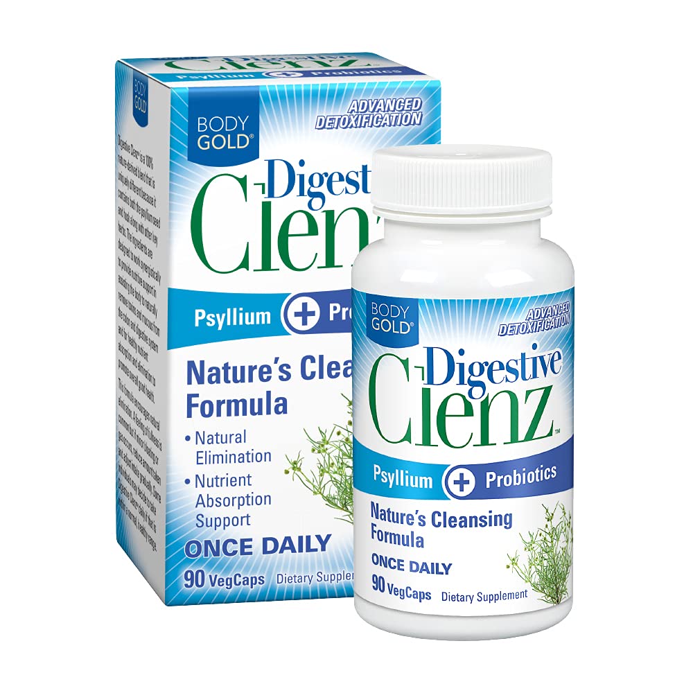 Body Gold Digestive Clenz Capsule 90 Count