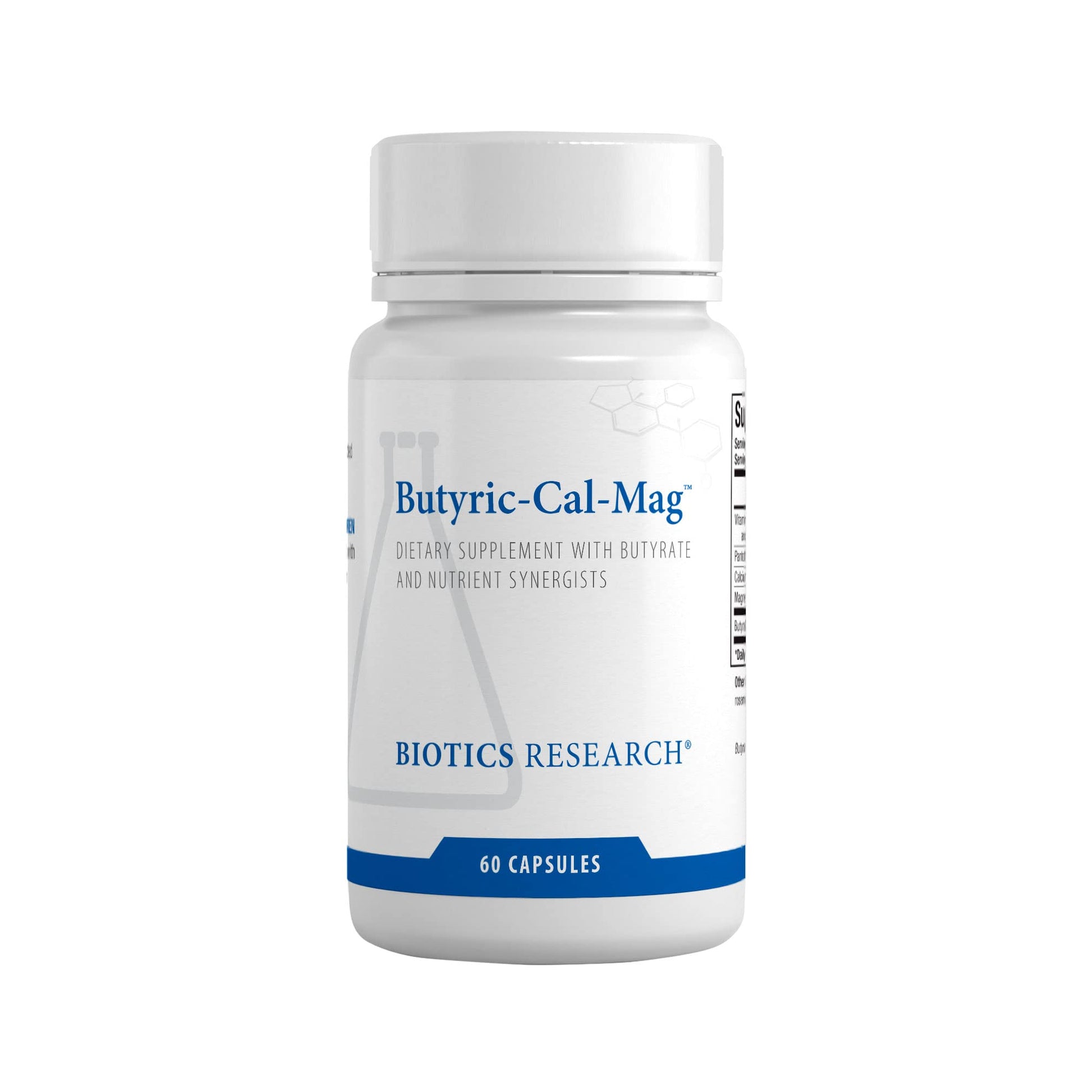 Biotics Research Butyric Cal Mag Intestinal Support Capsule, 60 Count