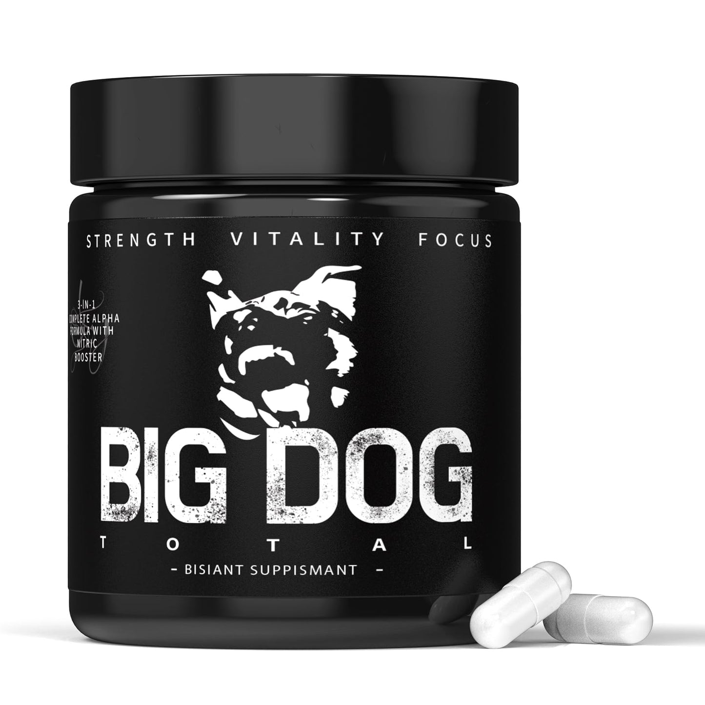FMRFMR Big Dog Total Male 3-in-1 Total Alpha Blend Men’s Must-Have Capsule 60 Count