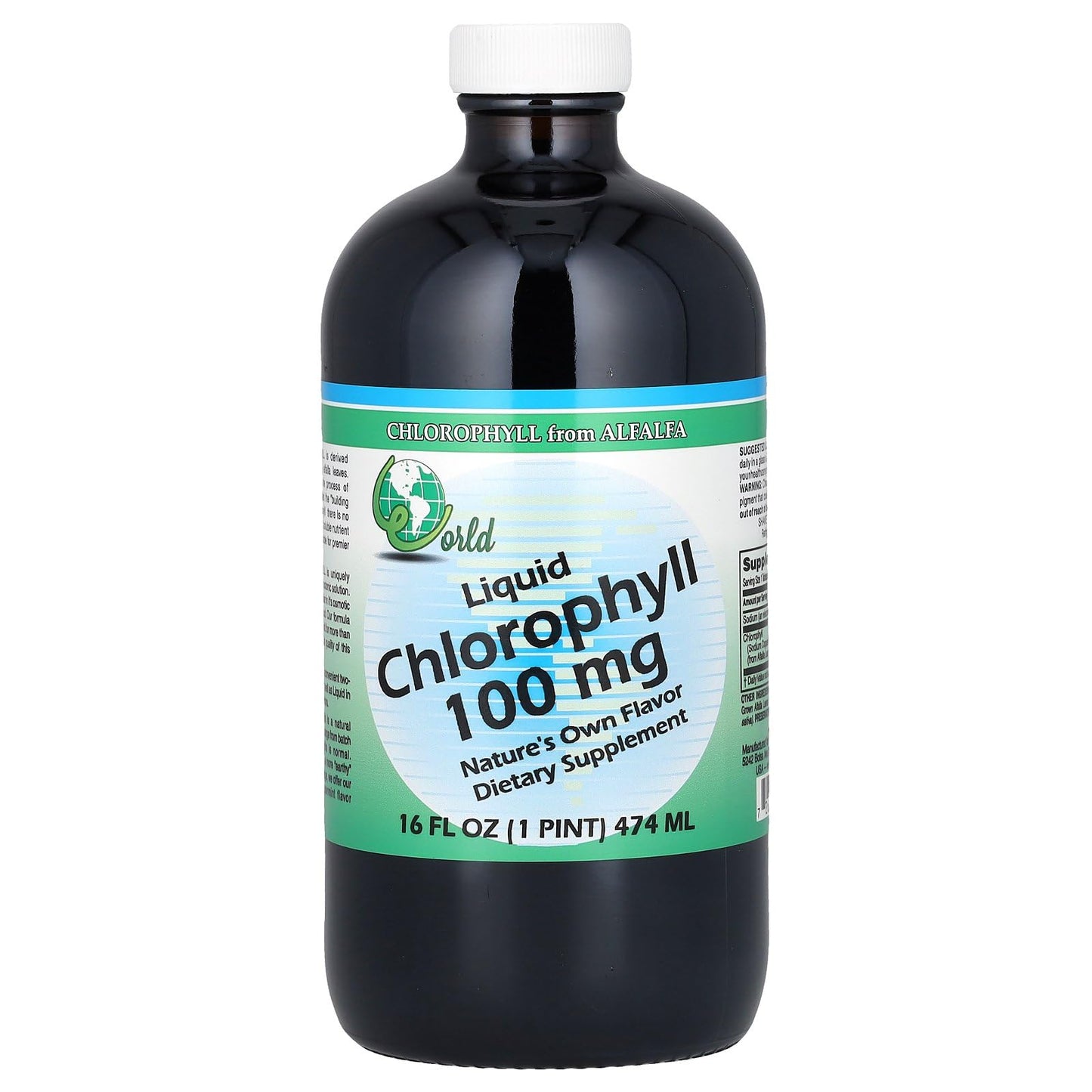 World Organic Chlorophyll 100mg Capsule 1