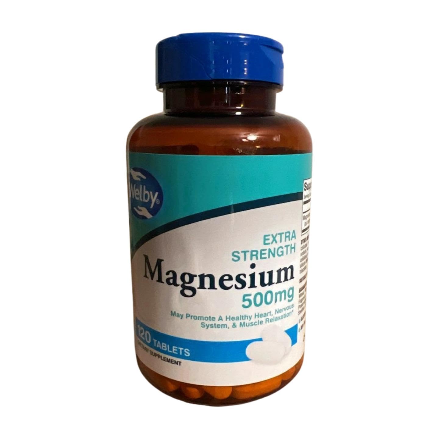 Generic Extra Strength Magnesium 500mg Tablets 120 Count