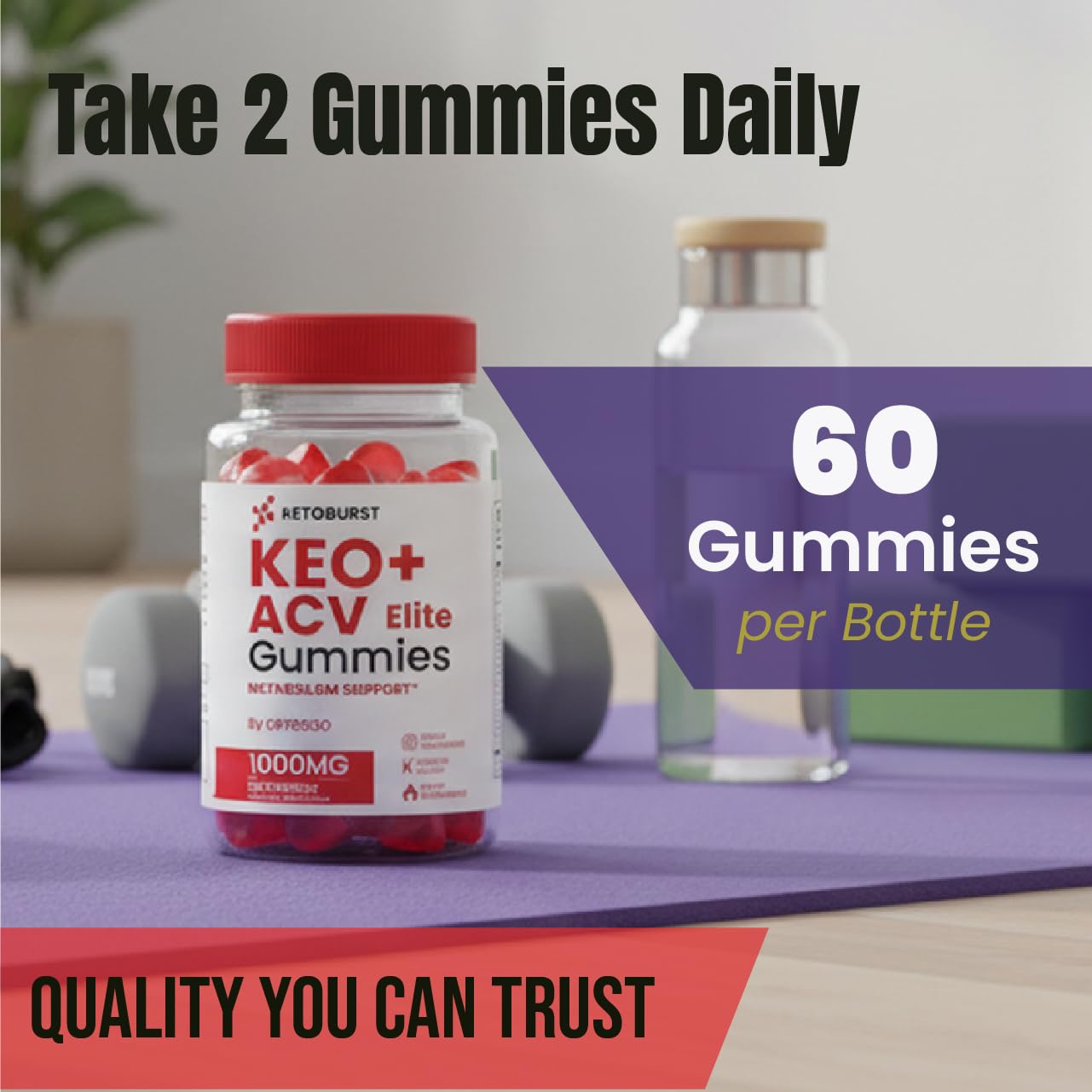 SPRESSO KetoBurst Gummies 60 Count