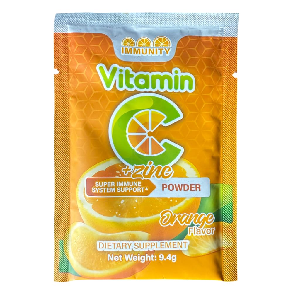ZIVA Vitamin C + Zinc Immune Support Powder – 30 Sachets