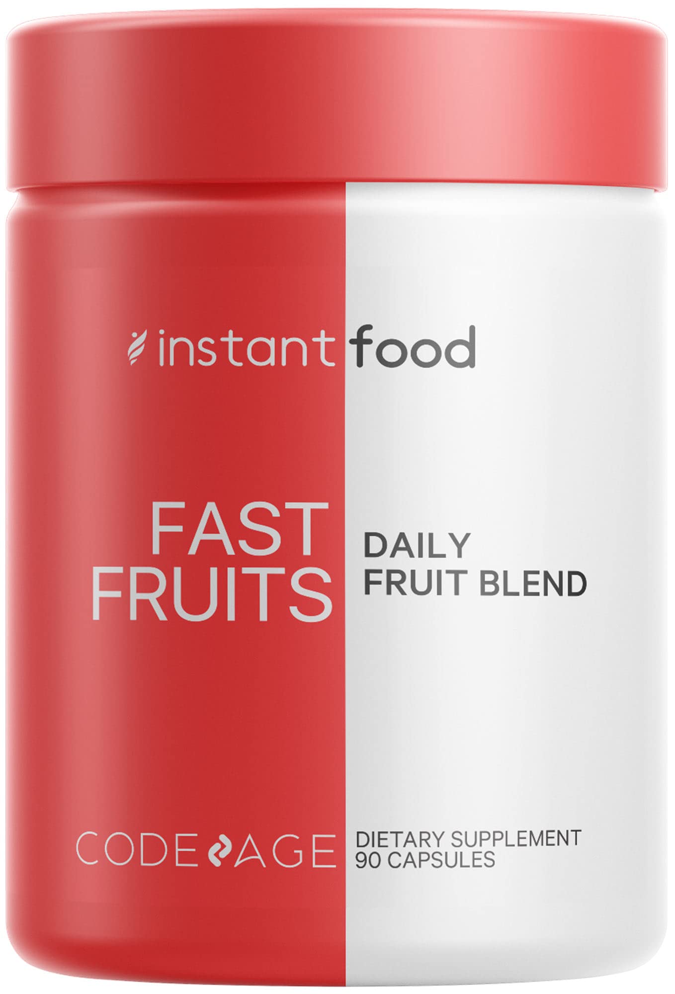 Codeage InstantFood Easy Veggies + Fast Fruits Bundle Capsule, 90 Capsules