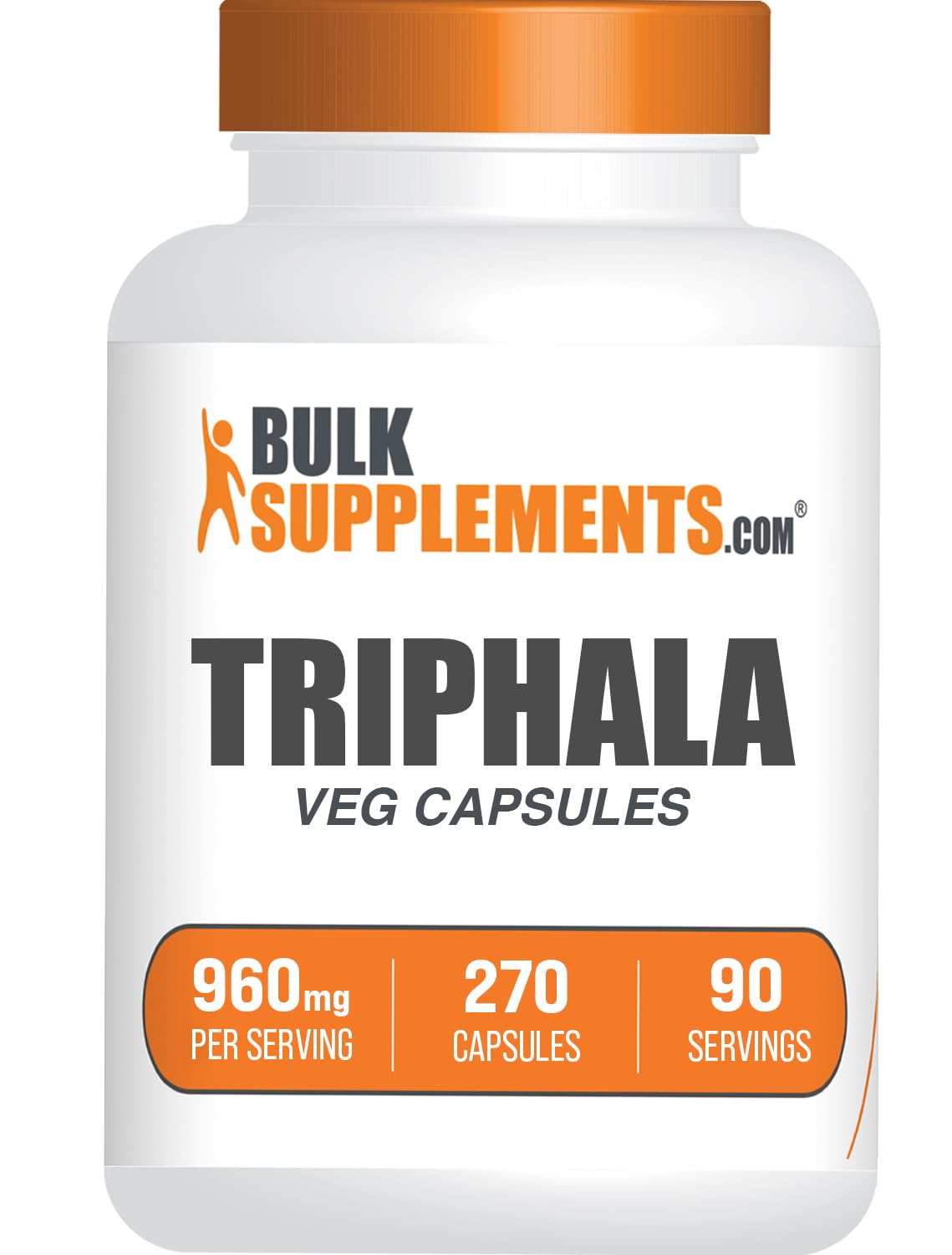 BulkSupplements Triphala Capsules 270 Count