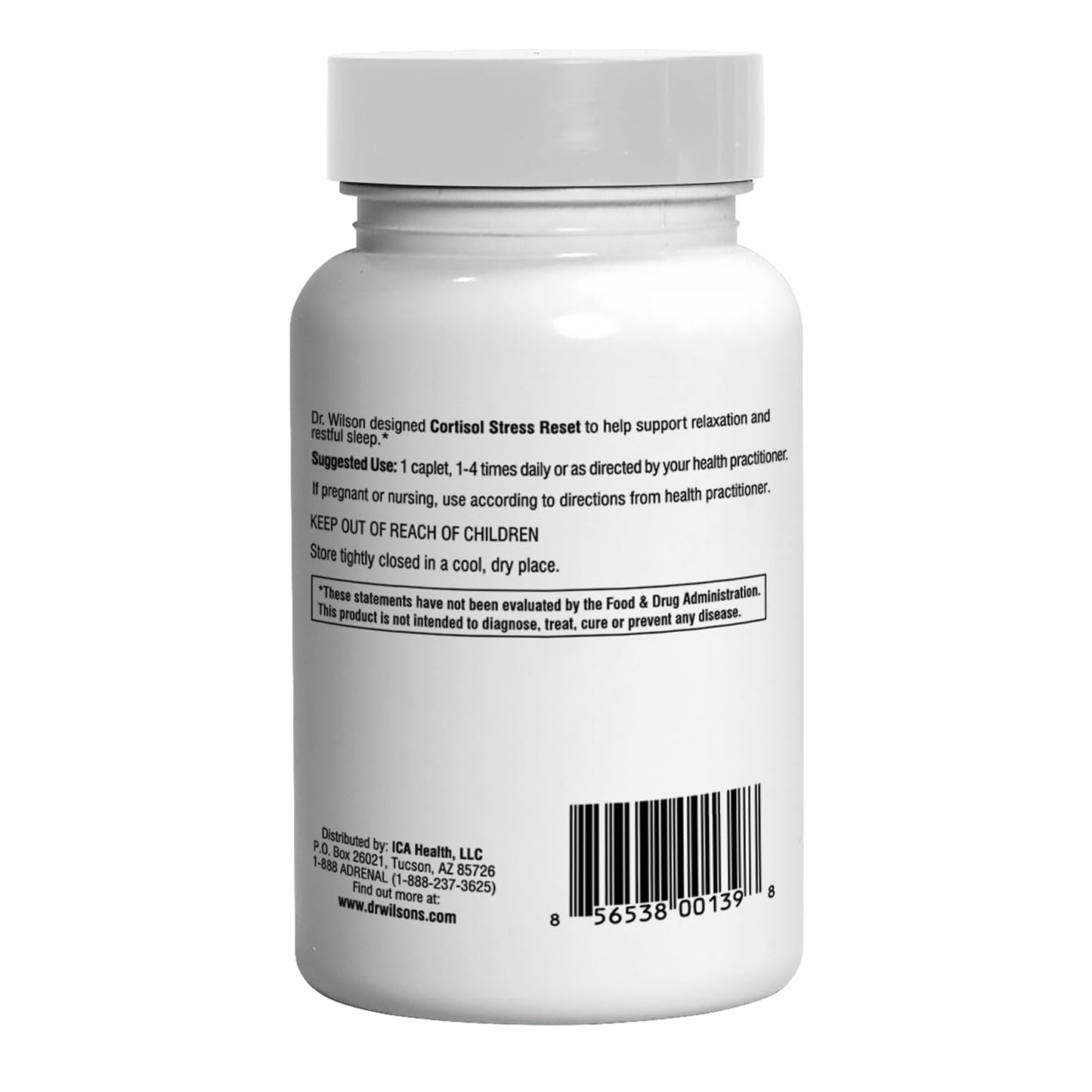 Doctor Wilson's Original Formulations Cortisol Stress Reset for cortisol, Mood and Sleep Support 60 Capsules
