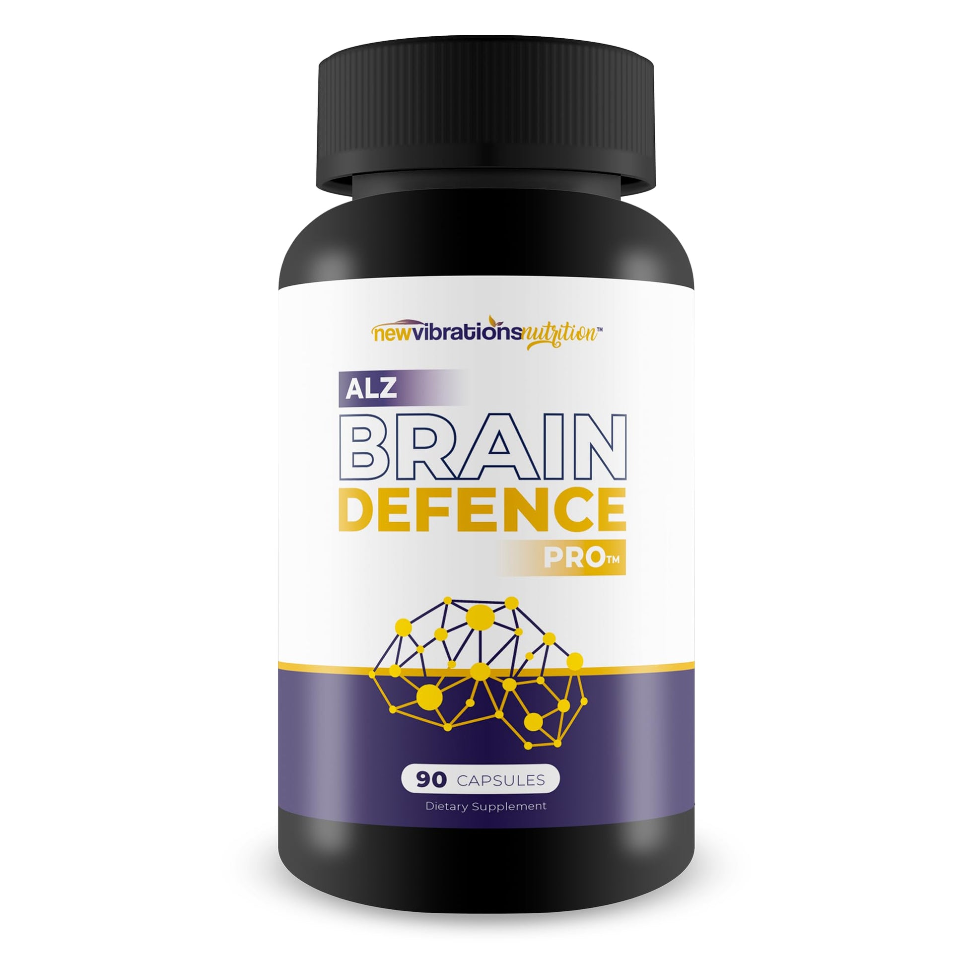 New Vibrations Nutrition ALZ Brain Defence Pro Capsule 90 Count