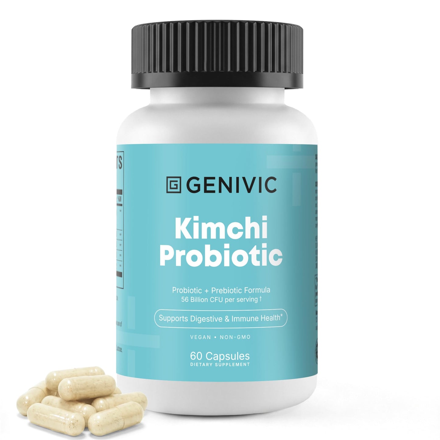 Genivic Kimchi Probiotic Capsule 60 Count