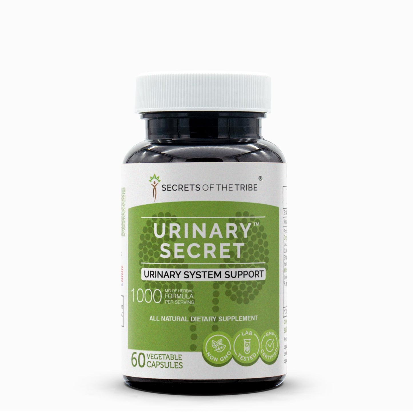 Secrets of the Tribe Urinary Secret Urinary System Support Herbal Supplement Blend 60 Capsules