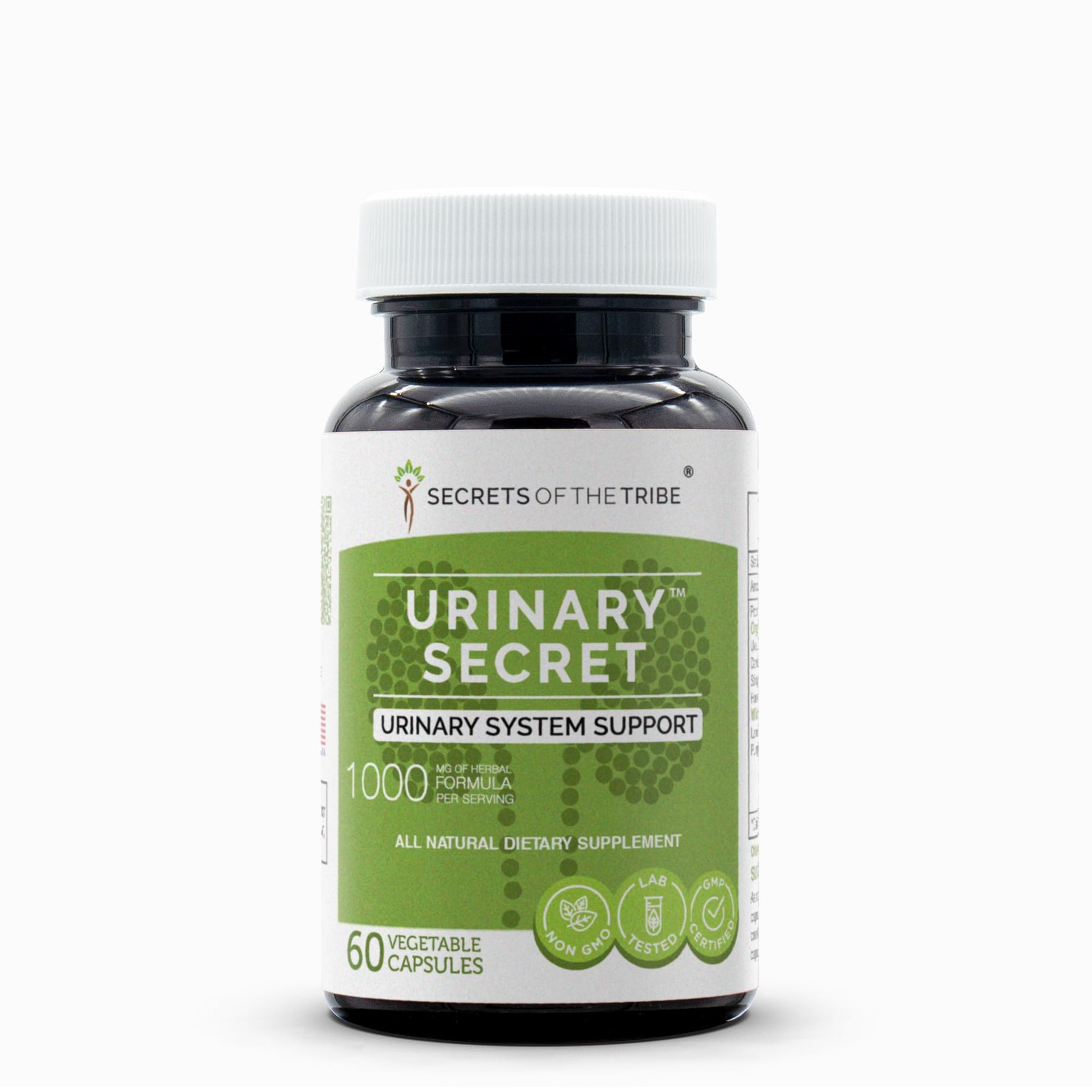 Secrets of the Tribe Urinary Secret Urinary System Support Herbal Supplement Blend 60 Capsules