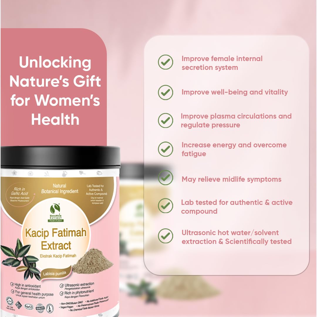 BIONUTRICIA EXTRACT Kacip Fatimah (Labisia pumila) Extract Powder, 1.76 oz