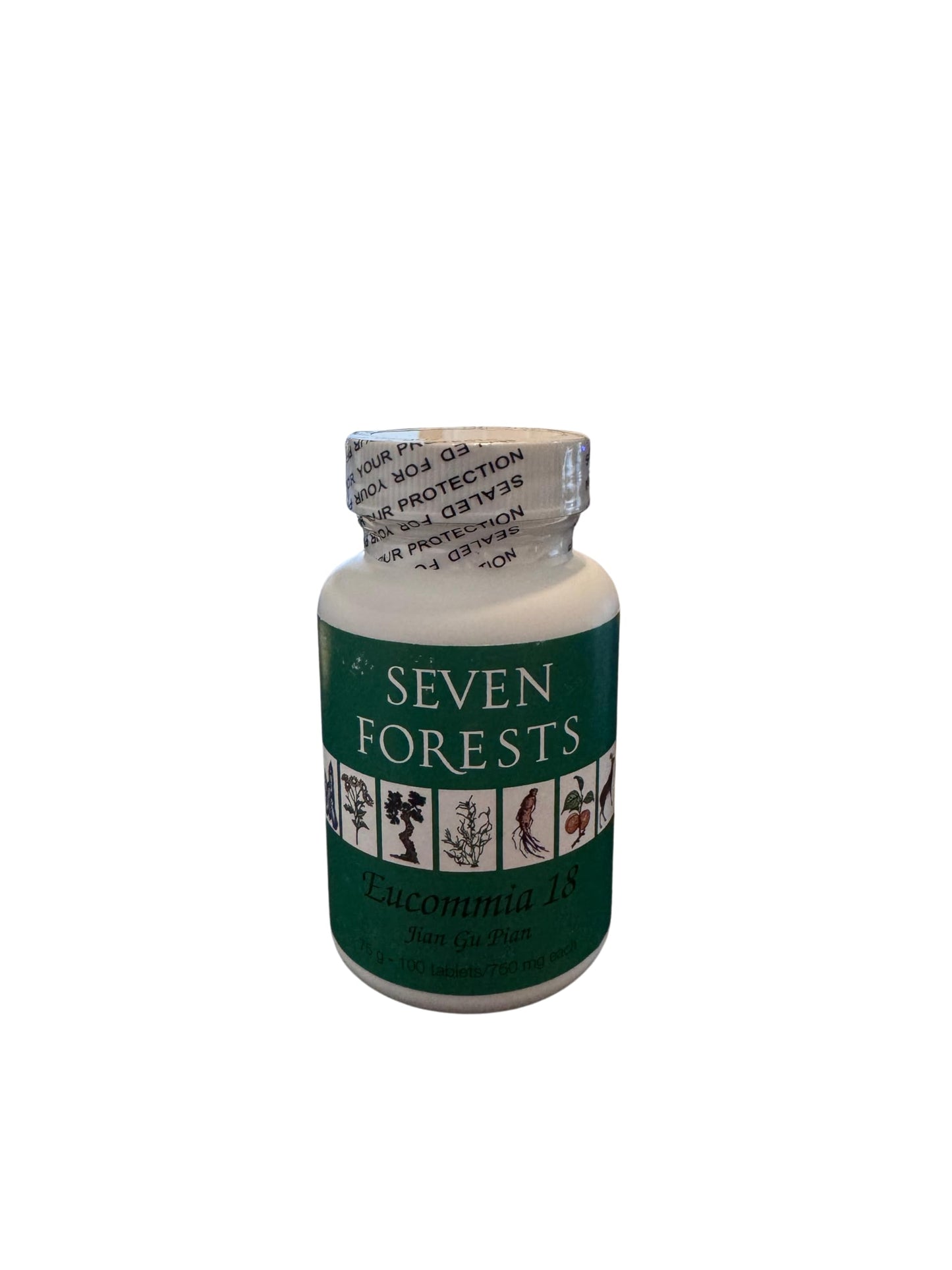 Seven Forests Eucommia 18 100 Tablets