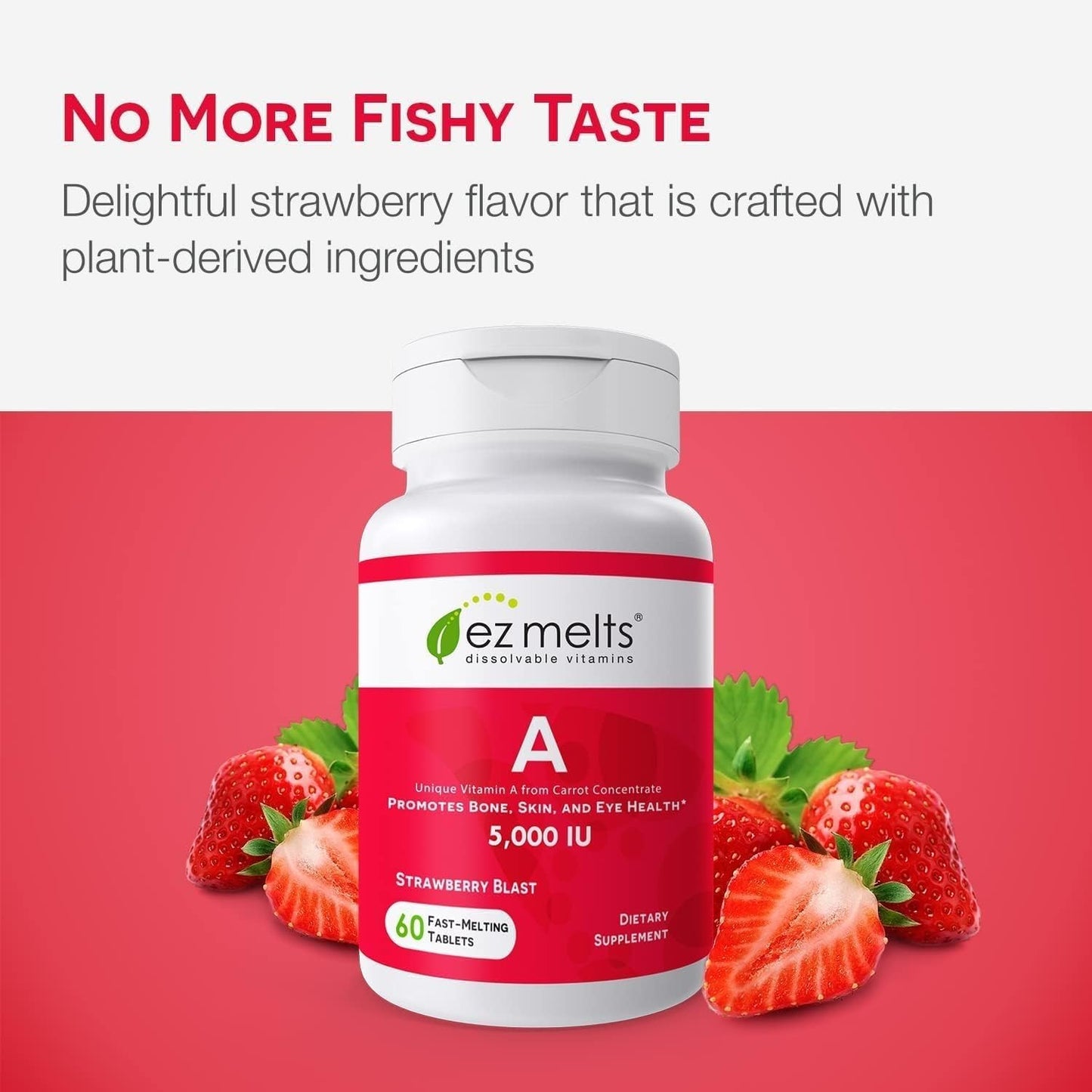 EZ Melts Vitamin A Dissolvable Tablets 120