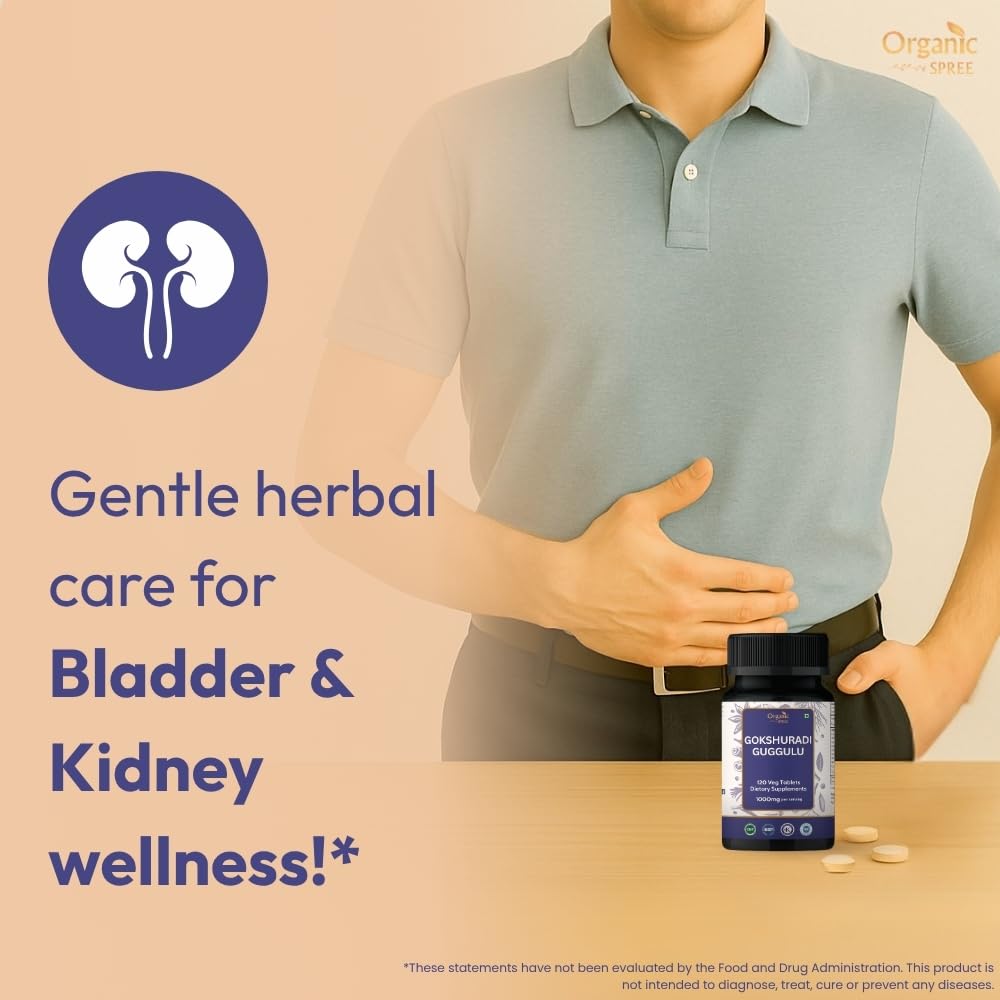 ORGANIC SPREE Gokshuradi Guggulu 120 Tablets