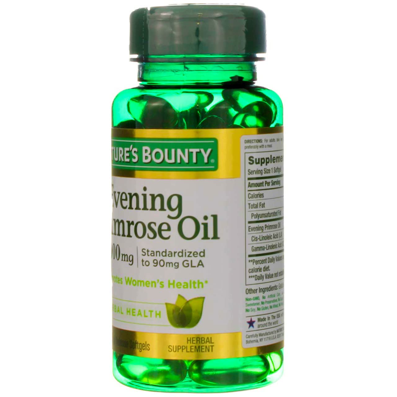 Nature's Bounty Evening Primrose Oil 1000 mg Softgels 60