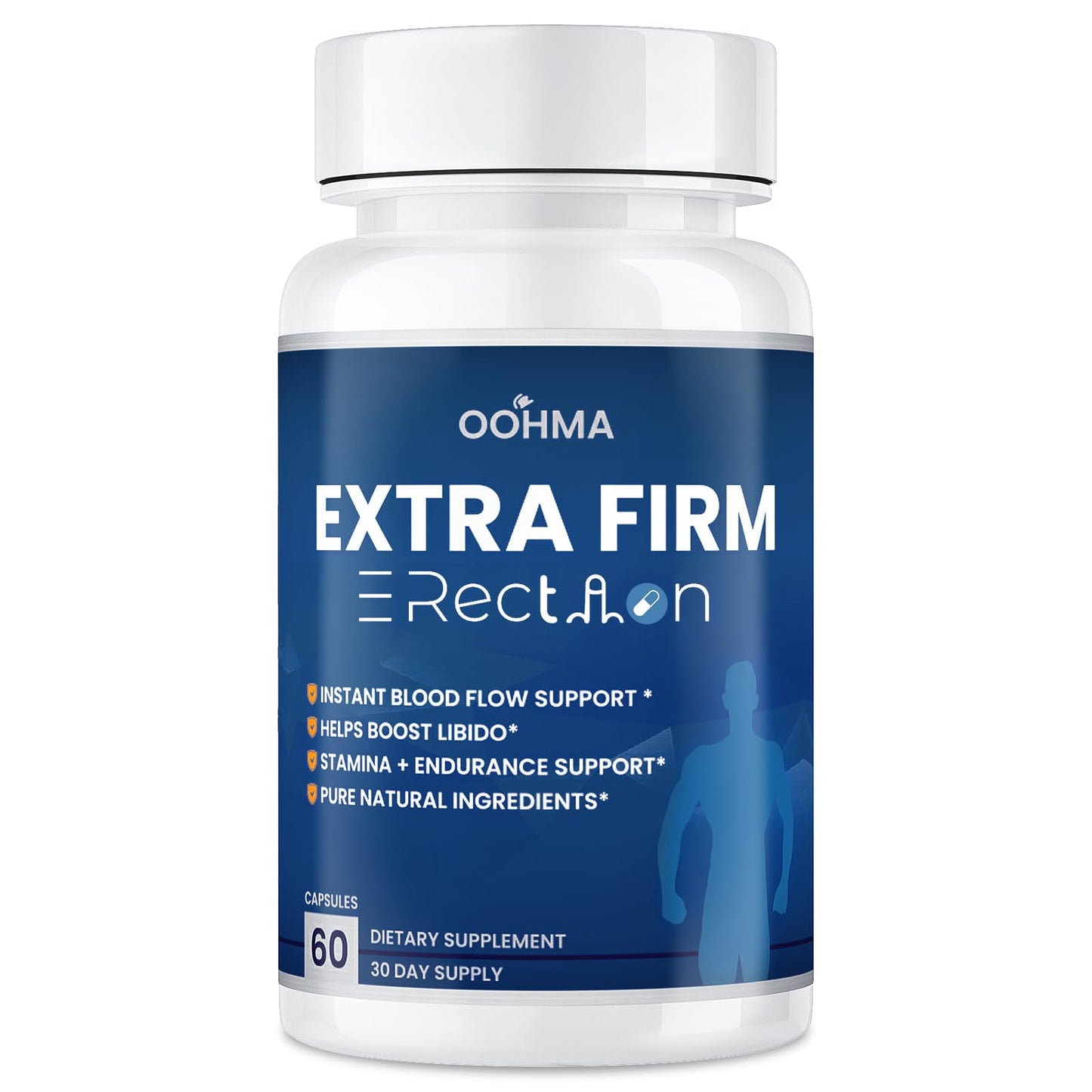 Oohma Male Enhancement Supplement Caplets, 60 Count